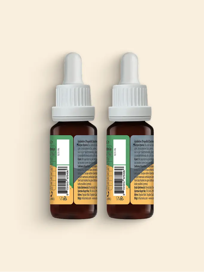 2'li Ürün - Ravla Propolisli Zeytinyağ - 20ml