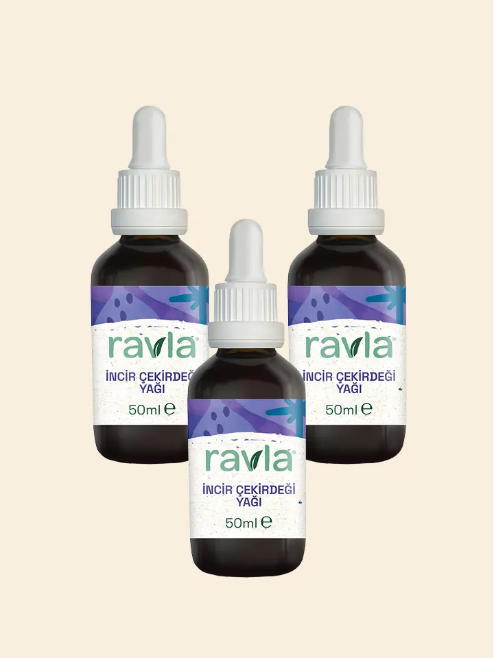 3'lü Ürün - Ravla İncir Çekirdeği Yağı 50ml