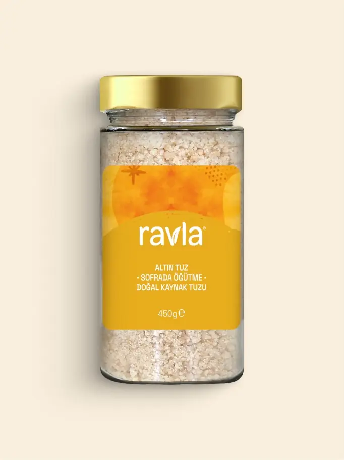 Ravla Altın Tuz - Doğal Kaynak Tuzu 450g