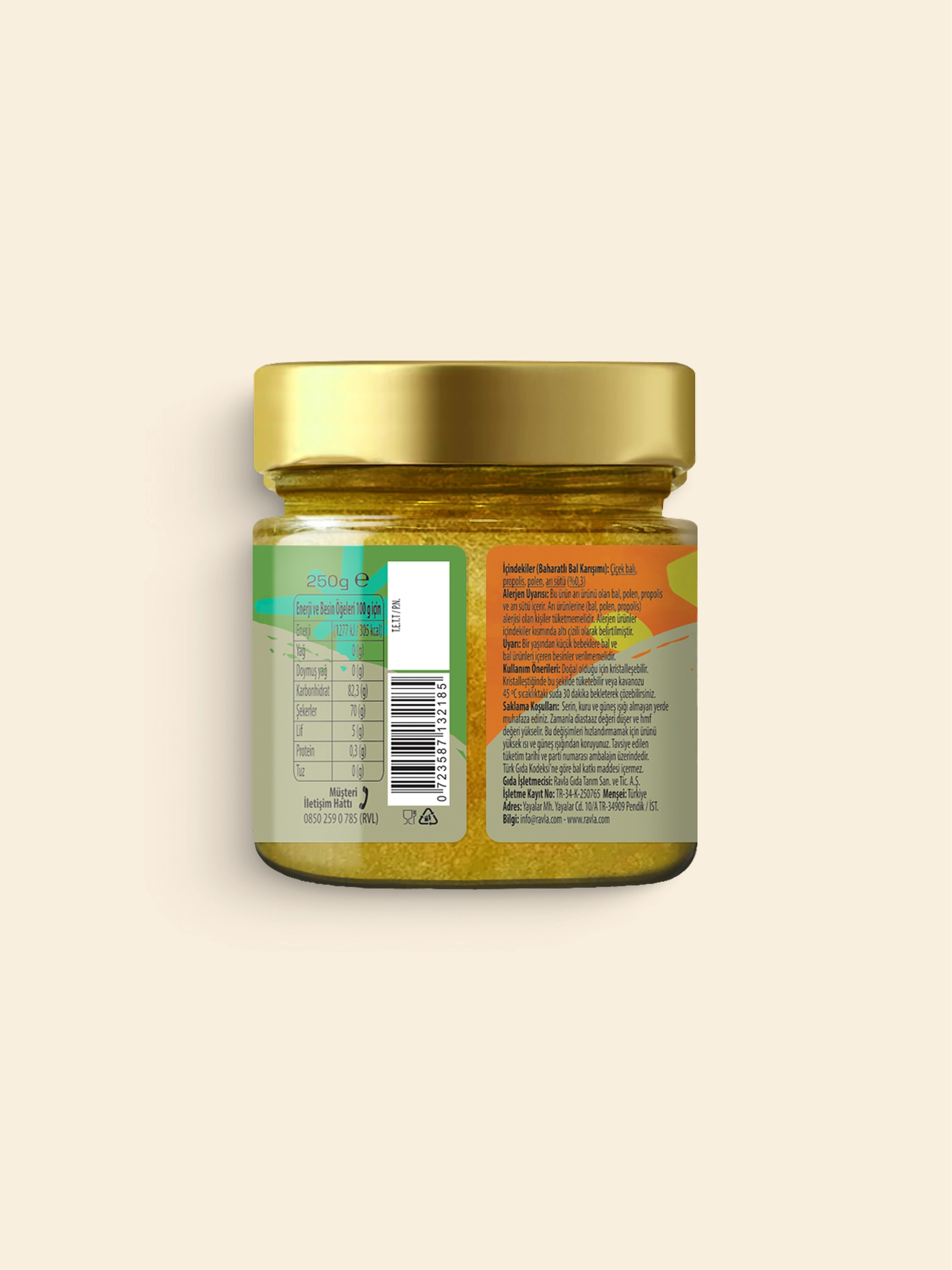 Ravla Beemix Arı Sütlü Bal Karışımı - 250g