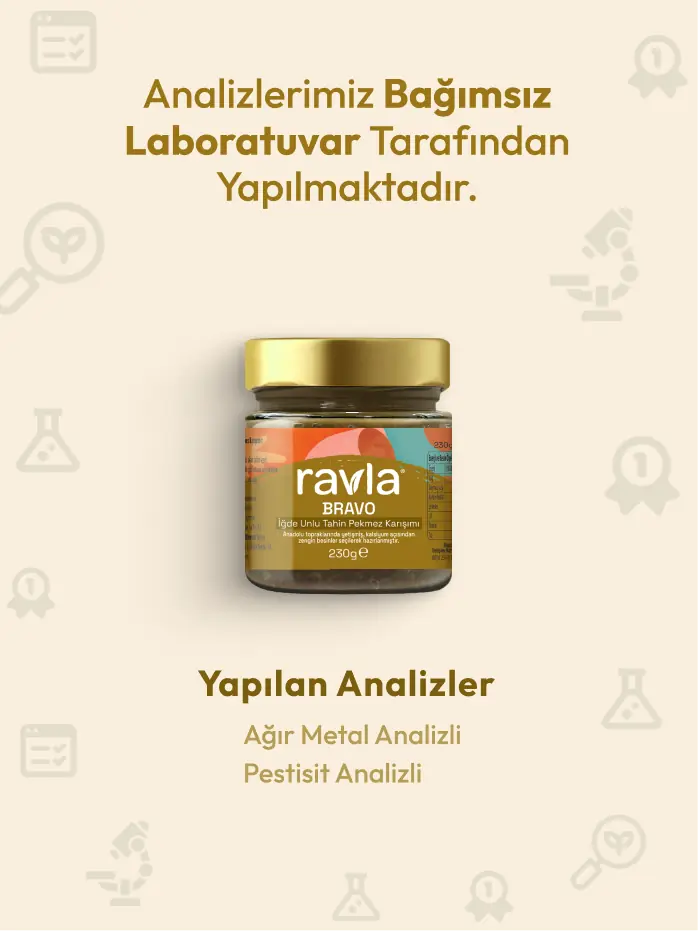 Ravla Bravo İğde Unlu Tahin Pekmez Karışımı - 230g