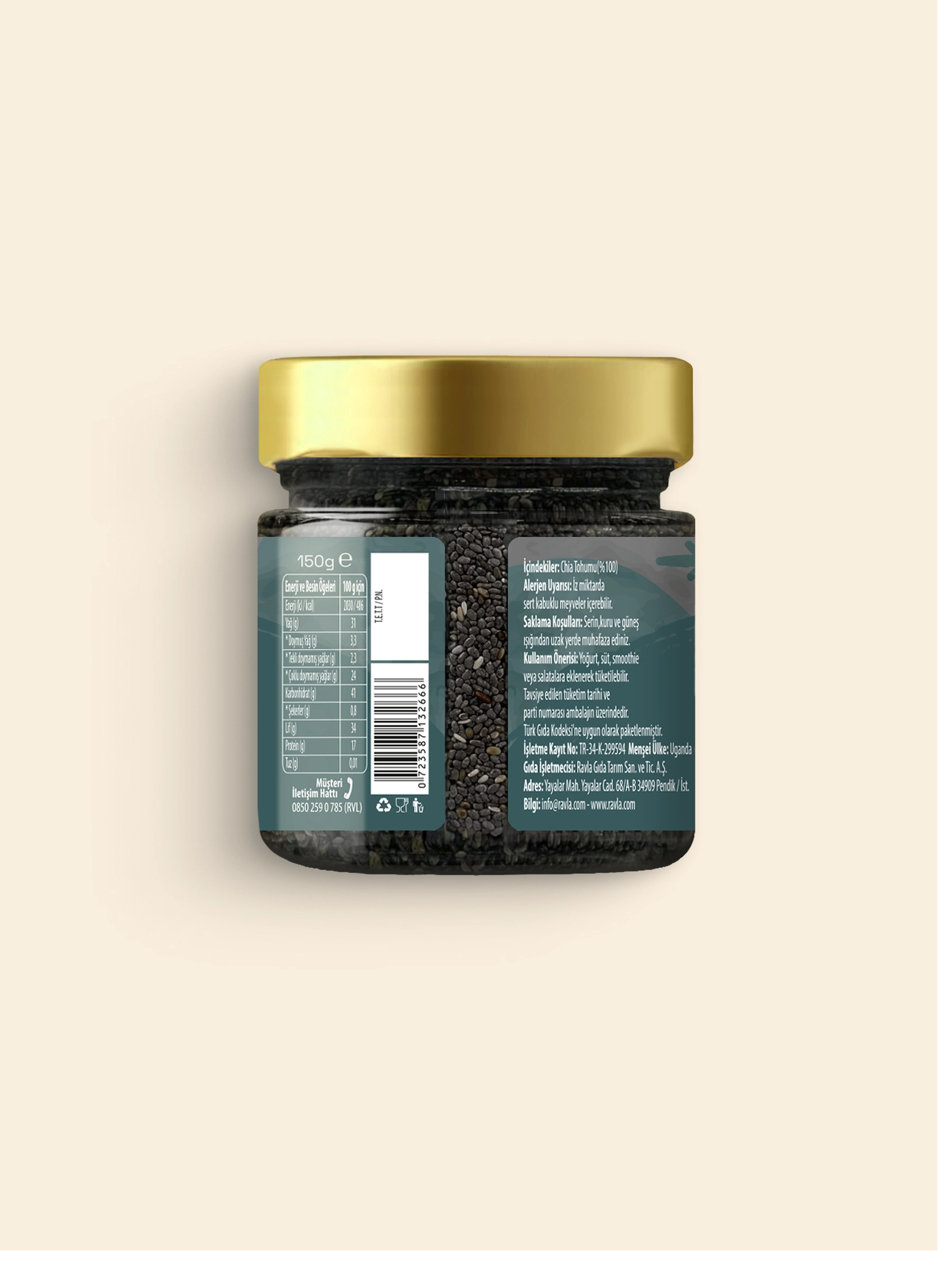 Ravla Chia (Çiya) Tohumu - 150g