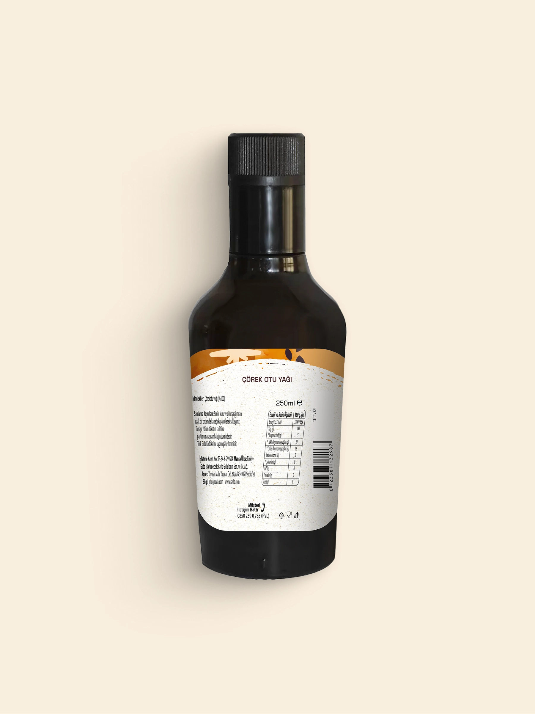Ravla Çörek Otu Yağı - 250ml