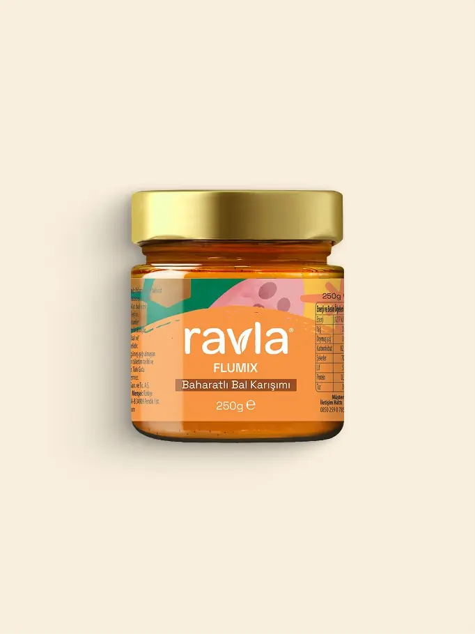Ravla Flumix Baharatlı Bal Karışımı - 250g