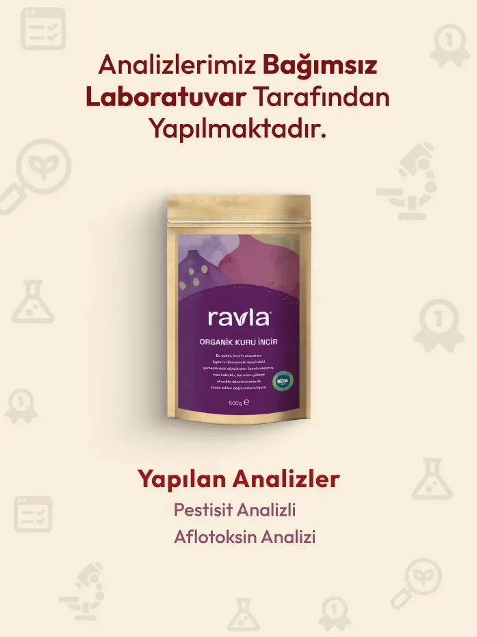 Ravla Organik Kuru İncir - 500g