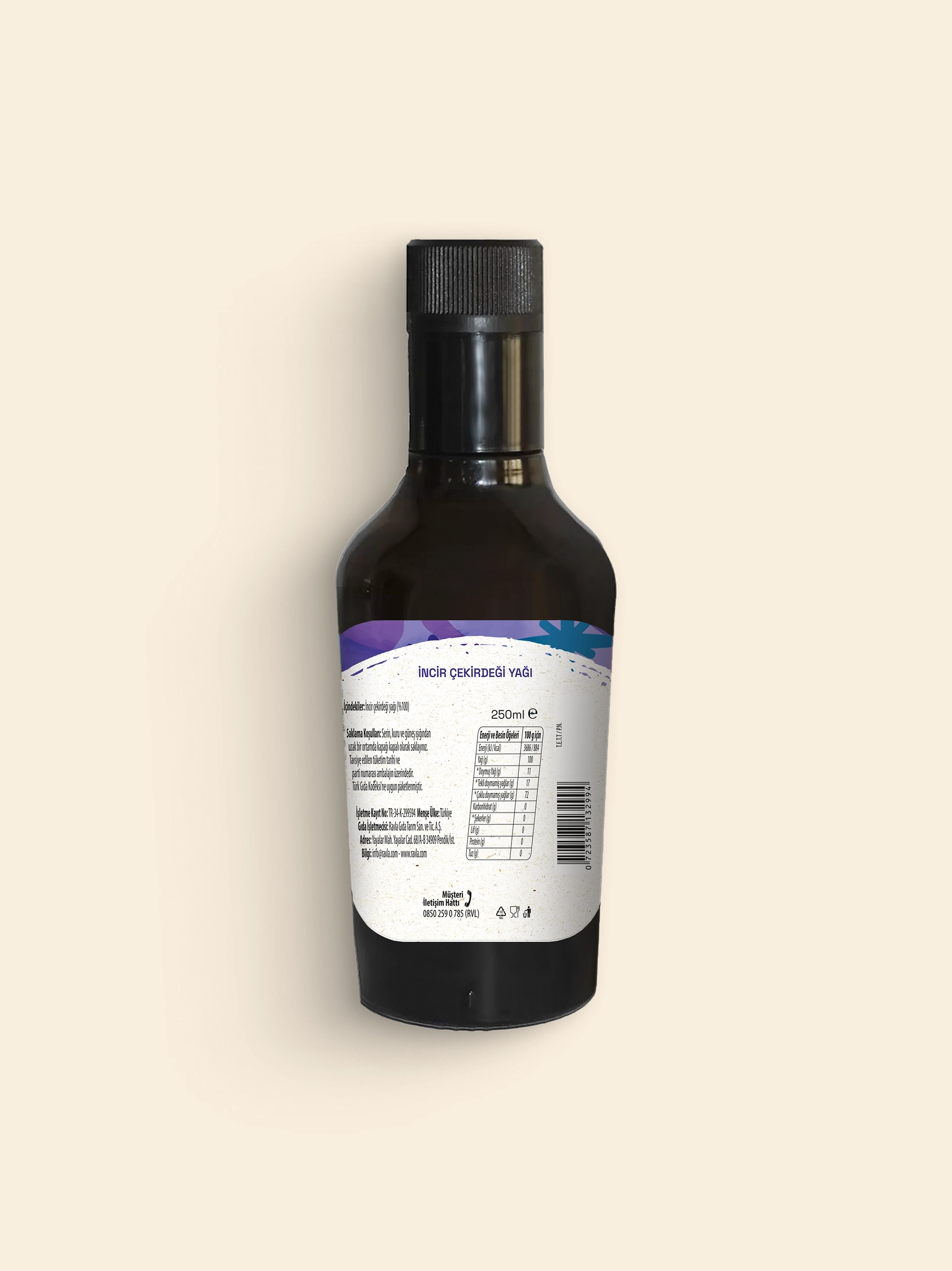 Ravla İncir Çekirdeği Yağı - 250ml