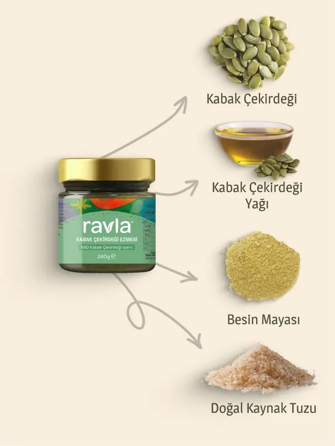 Ravla Kabak Çekirdeği Ezmesi - 240g