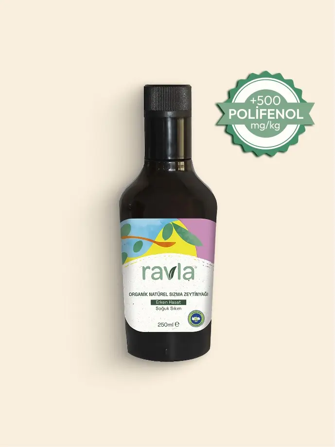 Ravla Organik Zeytinyağı – Bebek ve Çocuklara Özel Yüksek Polifenol Serisi 250ml