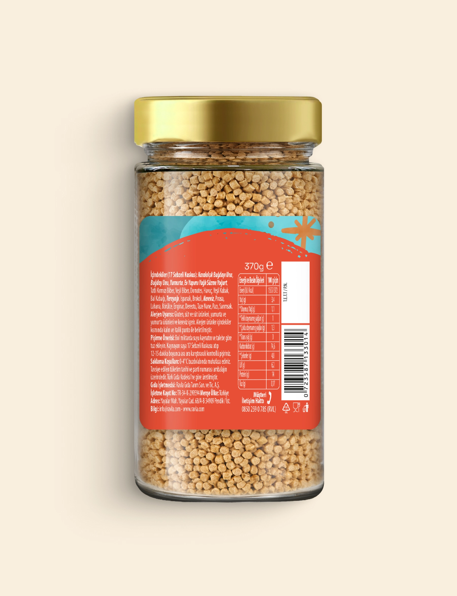Ravla 17 Sebzeli Kuskus - 370g