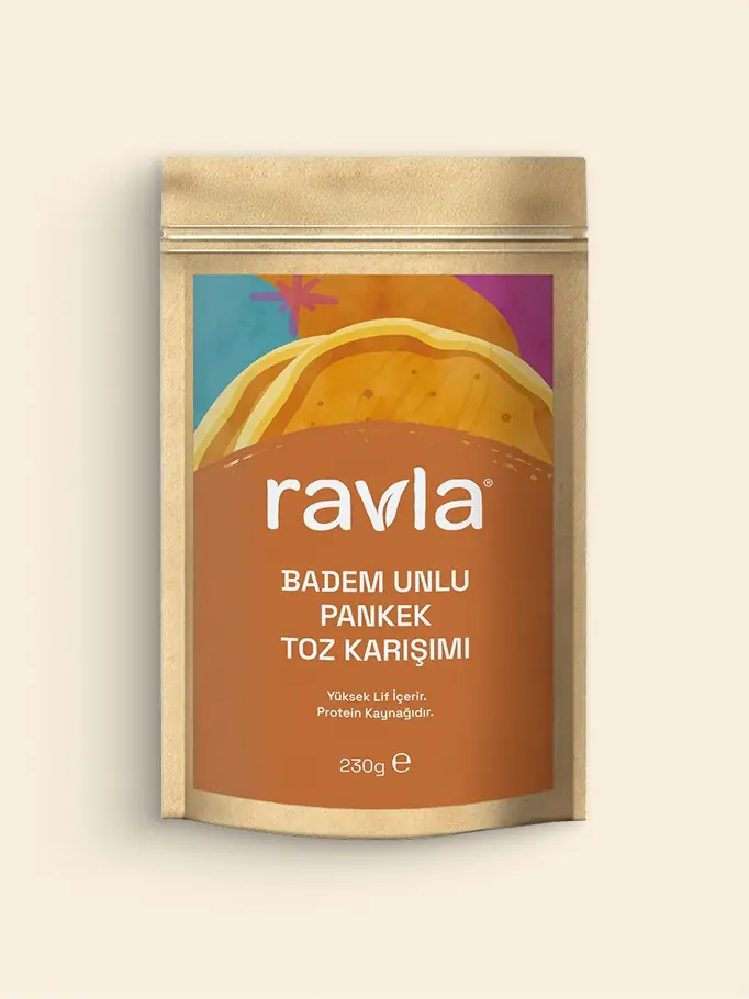 Ravla Badem Unlu Pankek Toz Karışımı - 230g
