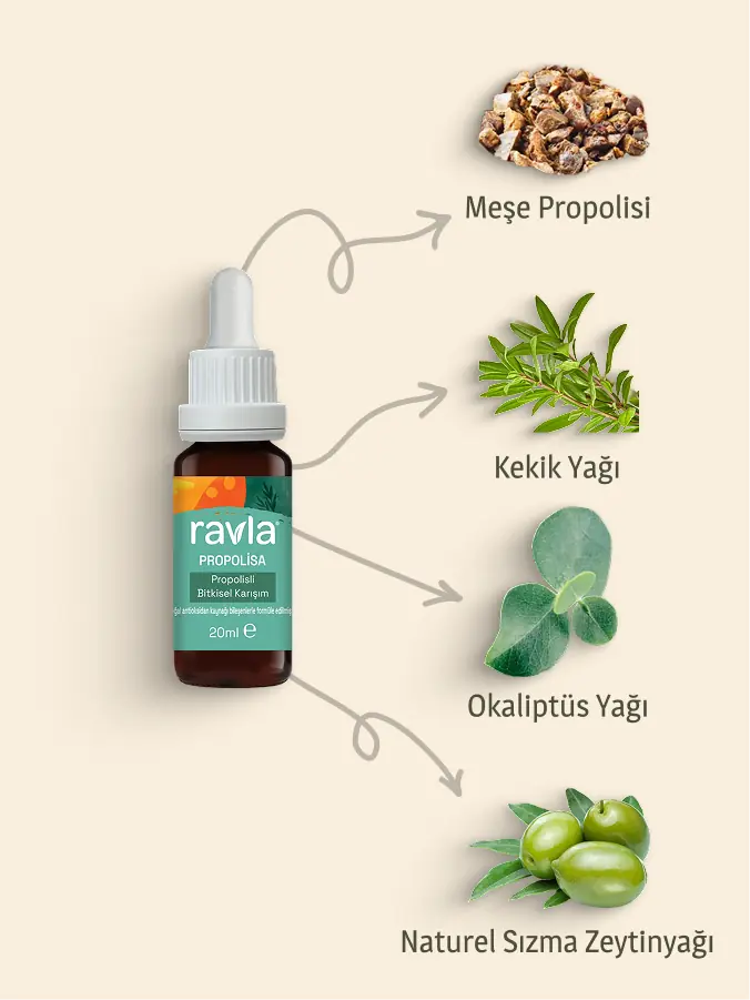 Ravla Propolisa Propolisli Bitkisel Karışım - 20ml