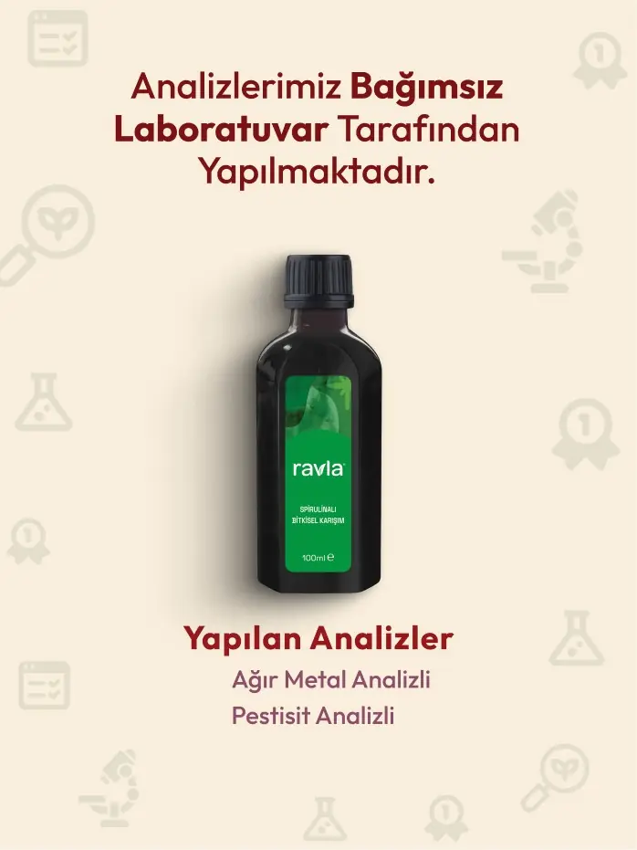 Ravla Spirulinalı Bitkisel Karışım - 100ml