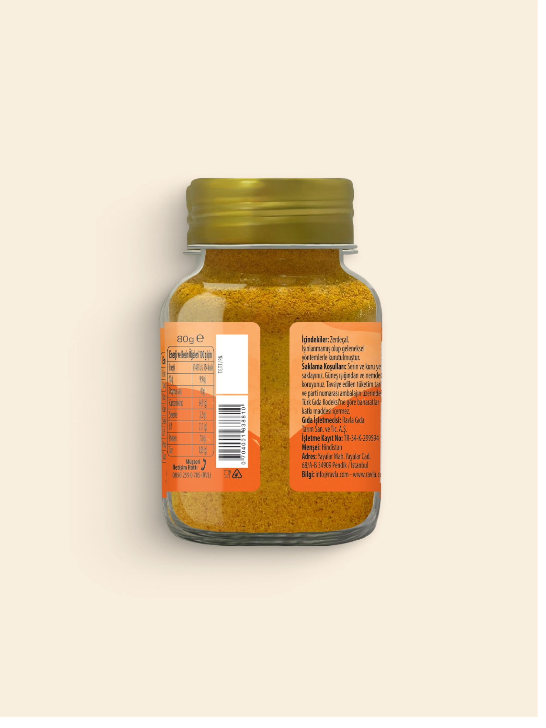 Ravla Zerdeçal - 80g
